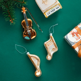 Игрушка на елку "Нота" 10 см