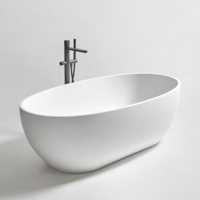 Ванна Antonio Lupi Reflex 167х86, из Flumood, матовая, белая