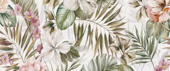 Плитка керамическая Rondine Ludostone 33,3х100, Decoro Bloom, 7 мм