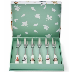 Набор вилок десертных "Лесные жители", 6 шт