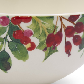 Салатник порционный Botanic Garden Christmas Holly 16 см, орнамент