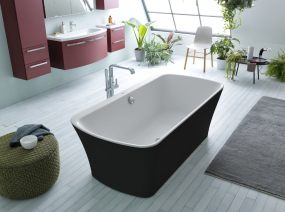 Ванна Kolpa-San Marilyn-FS 180х90, акриловая, черная