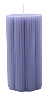 Свеча Fleur Accessoires 15 см, лиловая