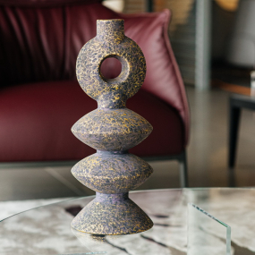 Ваза-бутылка с отверстием Ceramik Purple 41 см