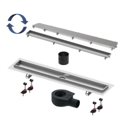 Дренажный канал TECElinus 15103079, 70см, с основой для плитки и мембраной 2 в 1