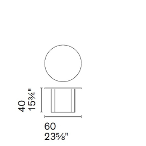Стол журнальный Calligaris Lagune 60х60 CS5148-A, Hemp