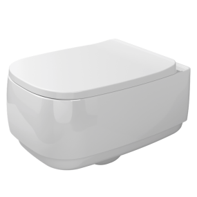 Унитаз подвесной Flaminia Flag FG118G, 54х38, с сиденьем, белый