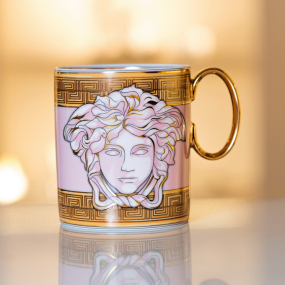 Кружка Versace Medusa Amplified Pink Coin 300 мл