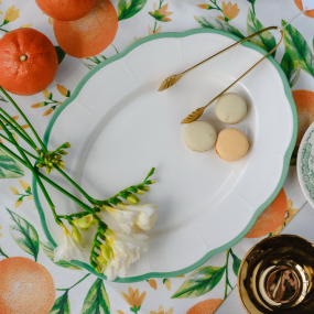 Блюдо овальное Petalo Verde 36 см