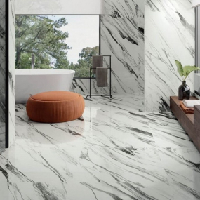 Керамогранит Italon Charme Deluxe 80х160 Lux, Statuario Fantastico, 9 мм