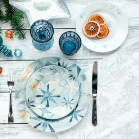 Набор посуды на 6 персон Atollo Cristalli, 18 предметов