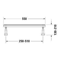 Ножки для ванны Duravit Accessories 7901000000000