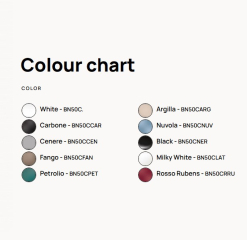 Раковина Flaminia Bonola 46х46, с пьедесталом и сифоном, белая