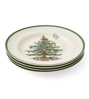 Набор тарелок столовых Christmas Tree 27 см, 4 шт