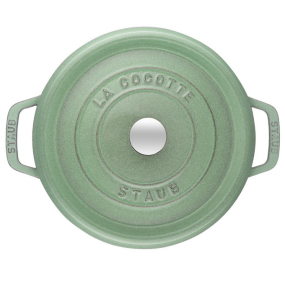 Кокот круглый La Cocotte 24 см / 3,8 л, цвет шалфей