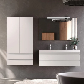 Шкаф подвесной Kolpa-San Naomi N 1501/790 WH, 149х79, белый