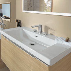 Раковина подвесная Villeroy & Boch Subway 3.0 100х47, CeramicPlus, 4A70A5R1, из TitanCeram