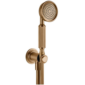 Комплект для душа Gessi Venti20 65123.726, брашированная теплая бронза PVD