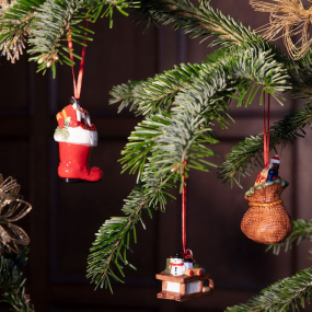 Набор елочных игрушек "Подарки" 6,3 см, 3 шт