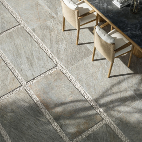 Керамогранит Italon Magma X2 60х60 Strutturato, Silver, 20 мм