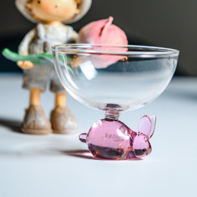 Пиала на ножке "Розовый кролик" Animal Farm 250 мл