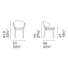 Стул Calligaris Holly CS2080, Hemp