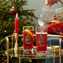 Набор бокалов лонгдринк Christmas Tree 420 мл, 4 шт