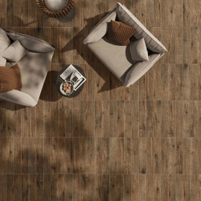 Керамогранит Italon Natural Life Wood X2 60х60 Strutturato, Pepper, 20 мм