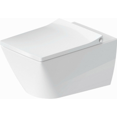 Унитаз подвесной Duravit Viu 57х37, WonderGliss, 25110900001, с сиденьем