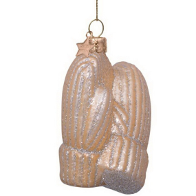 Елочная игрушка "Варежки" 9 см