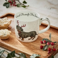 Кружка Dachshund through the Snow (такса) 310 мл