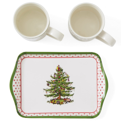 Набор кружек на подносе Christmas Tree 280 мл, 3 предмета