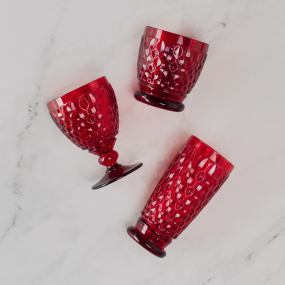 Бокал для воды Boston 400 мл, красный