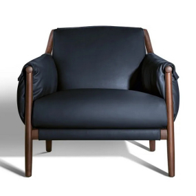 Кресло Poltrona Frau Times Lounge, Antracite