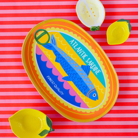 Поднос овальный Sardines 44х30 см