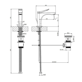 Смеситель для раковины Gessi Rilievo 59001.031, хром