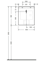 Зеркало RAK Ceramics Joy 60х68,  с подсветкой и подогревом
