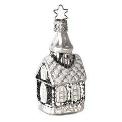 Новогодняя игрушка "Домик" 9 см