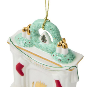 Елочная игрушка Spode Christmas Tree "Камин" 10х9х3 см