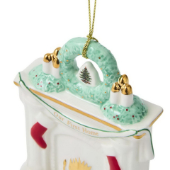 Елочная игрушка Spode Christmas Tree "Камин" 10х9х3 см