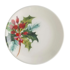 Тарелка для хлеба Botanic Garden Christmas Holly 15,5 см