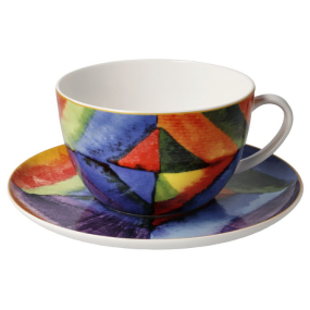 Чашка для завтрака с блюдцем "Color studies" 500 мл