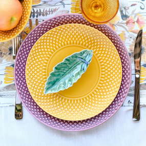 Тарелка салатная Bicos Yellow 23 см