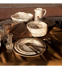 Набор тарелок столовых Sologne 27,3 см, 4 шт