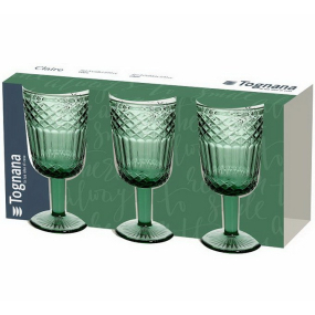 Набор бокалов Glass Claire 270 мл, 3 шт, зеленый