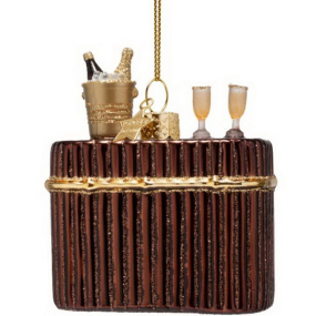 Елочная игрушка "Коктейльный бар" 8 см