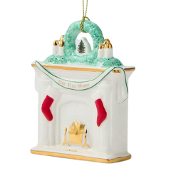 Елочная игрушка Spode Christmas Tree "Камин" 10х9х3 см
