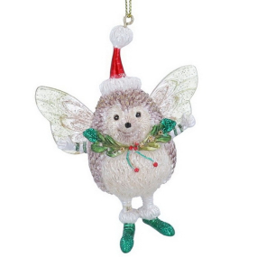 Игрушка на елку "Ежик-фея" 13 см