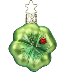 Новогодняя игрушка "Клевер" 6,5 см