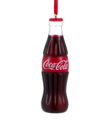 Елочная игрушка "Бутылка Coca-Cola" 10 см